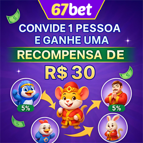 67bet Indique amigos para receber um bônus
